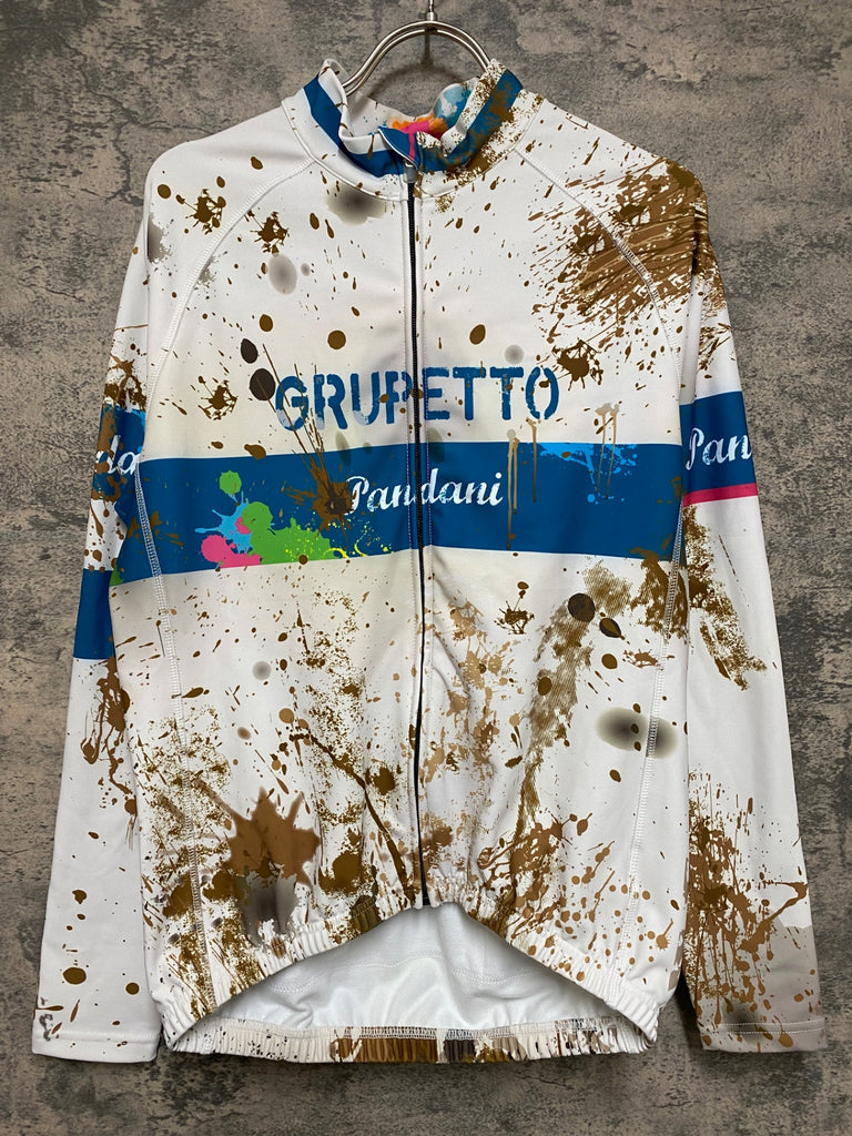 JR211 パンダーニ pandani 長袖サイクルジャージ 白茶 M 裏起毛 – BICI