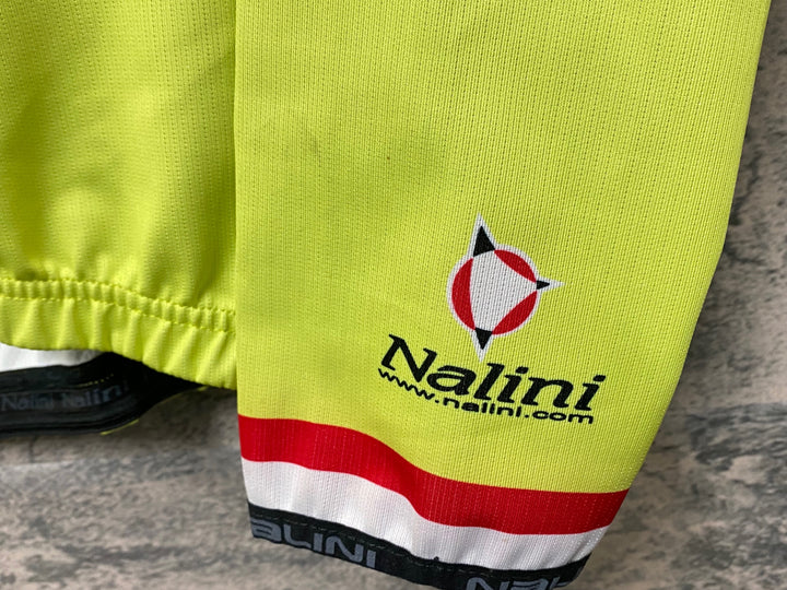 KD352 ナリーニ NALINI 着脱式 半袖/長袖 サイクルジャージ 黄 M