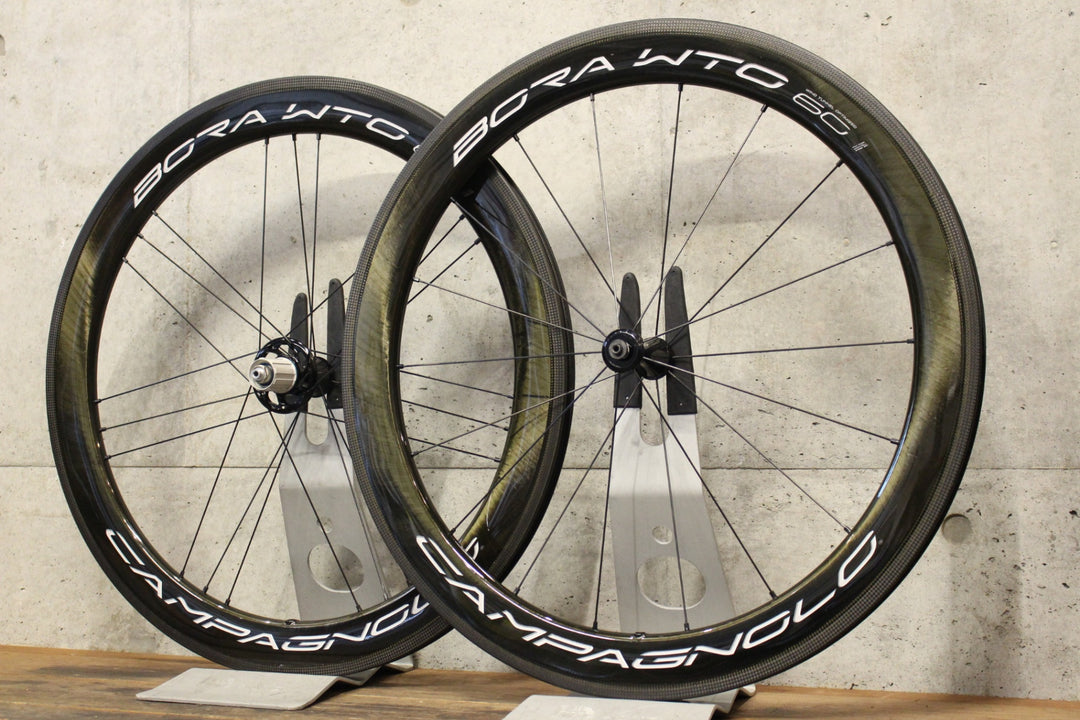 カンパニョーロ CAMPAGNOLO ボーラ BORA WTO 60 AC3 シマノ 11/12S カーボン チューブレス ホイールセット【福岡店】
