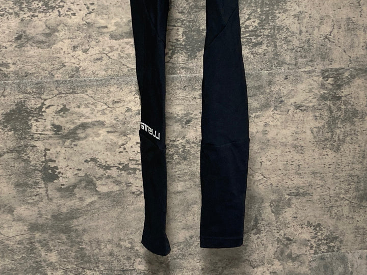 JV731 カステリ CASTELLI ビブタイツ 裏起毛 黒 M