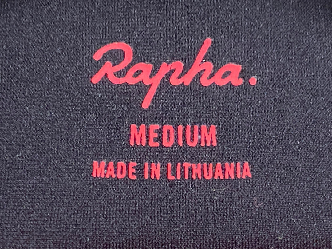JY126 ラファ Rapha SOUPLESS JACKET 長袖 サイクルジャケット 裏起毛 黒 M