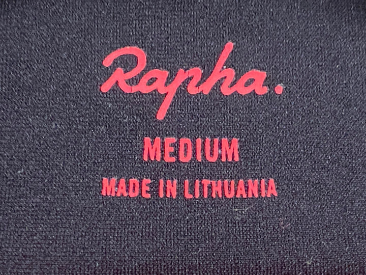 JY126 ラファ Rapha SOUPLESS JACKET 長袖 サイクルジャケット 裏起毛 黒 M