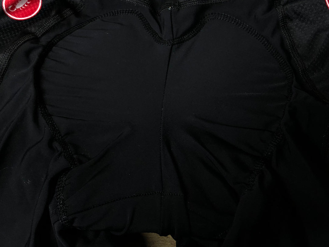 JV730 カステリ CASTELLI COMPETITIONE ビブショーツ 黒赤 L