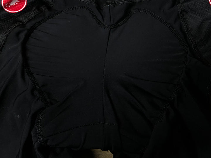 JV730 カステリ CASTELLI COMPETITIONE ビブショーツ 黒赤 L