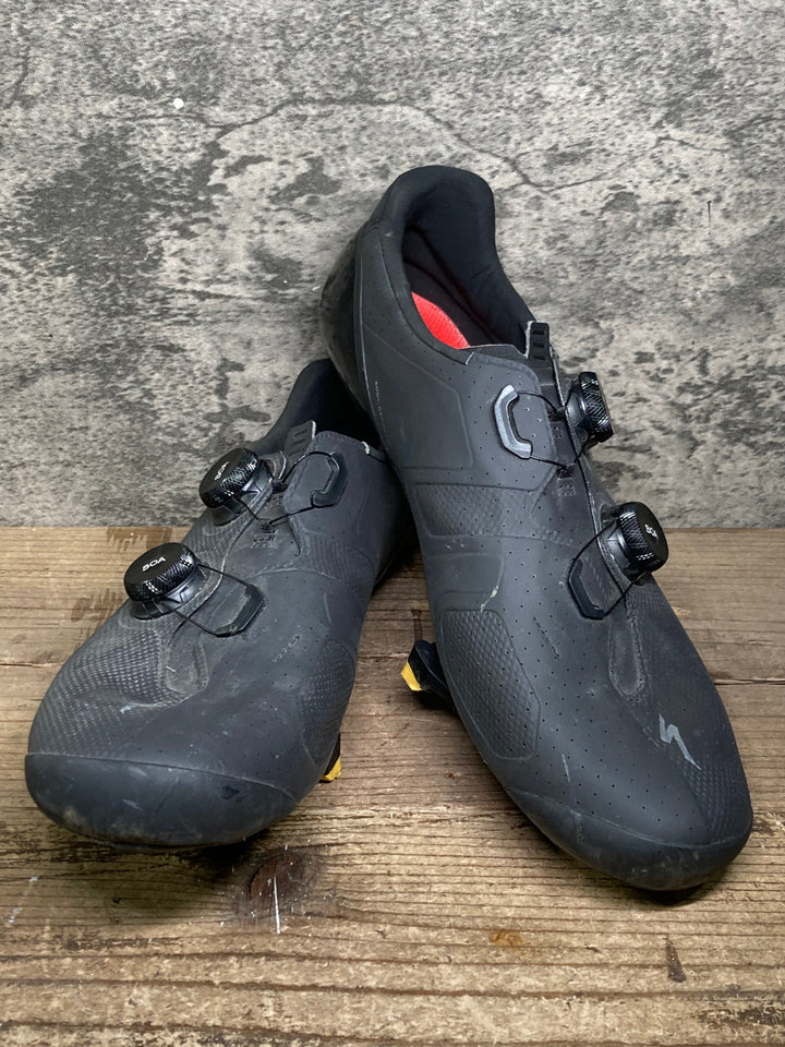 JH090 スペシャライズド SPECIALIZED S-WORKS Torch ビンディングシューズ 黒 SPD-SL EU44