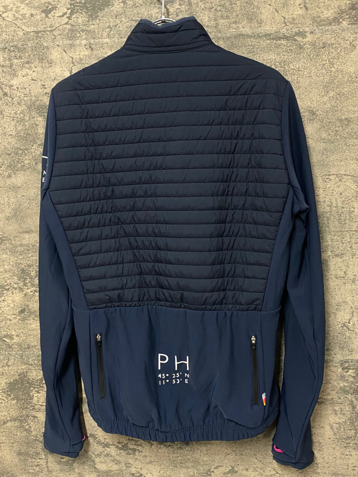 KD786 プッシュハード PUSH HARD ダウン サイクルジャージ L 紺