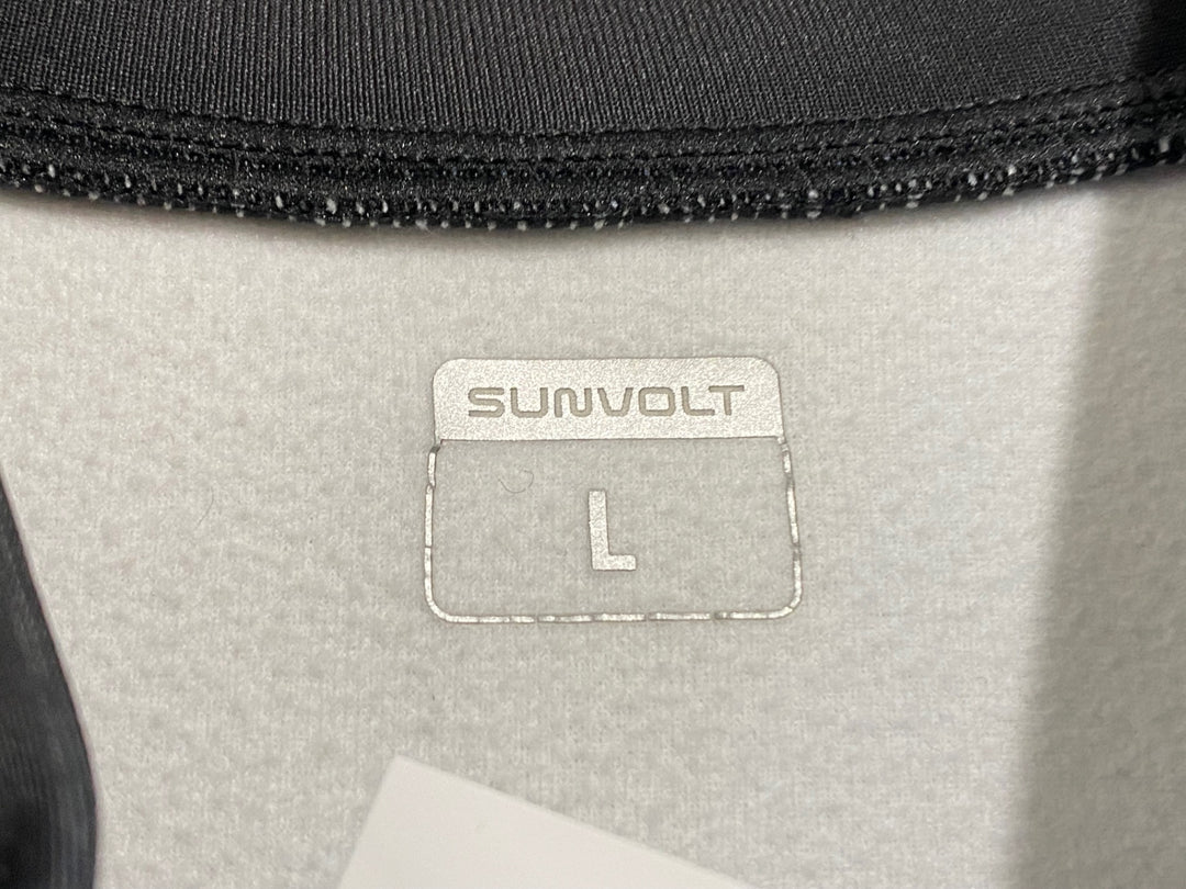 JW062 サンボルト SUNVOLT 長袖 ワンピース 黒 青 L 裏起毛 ※スレ大