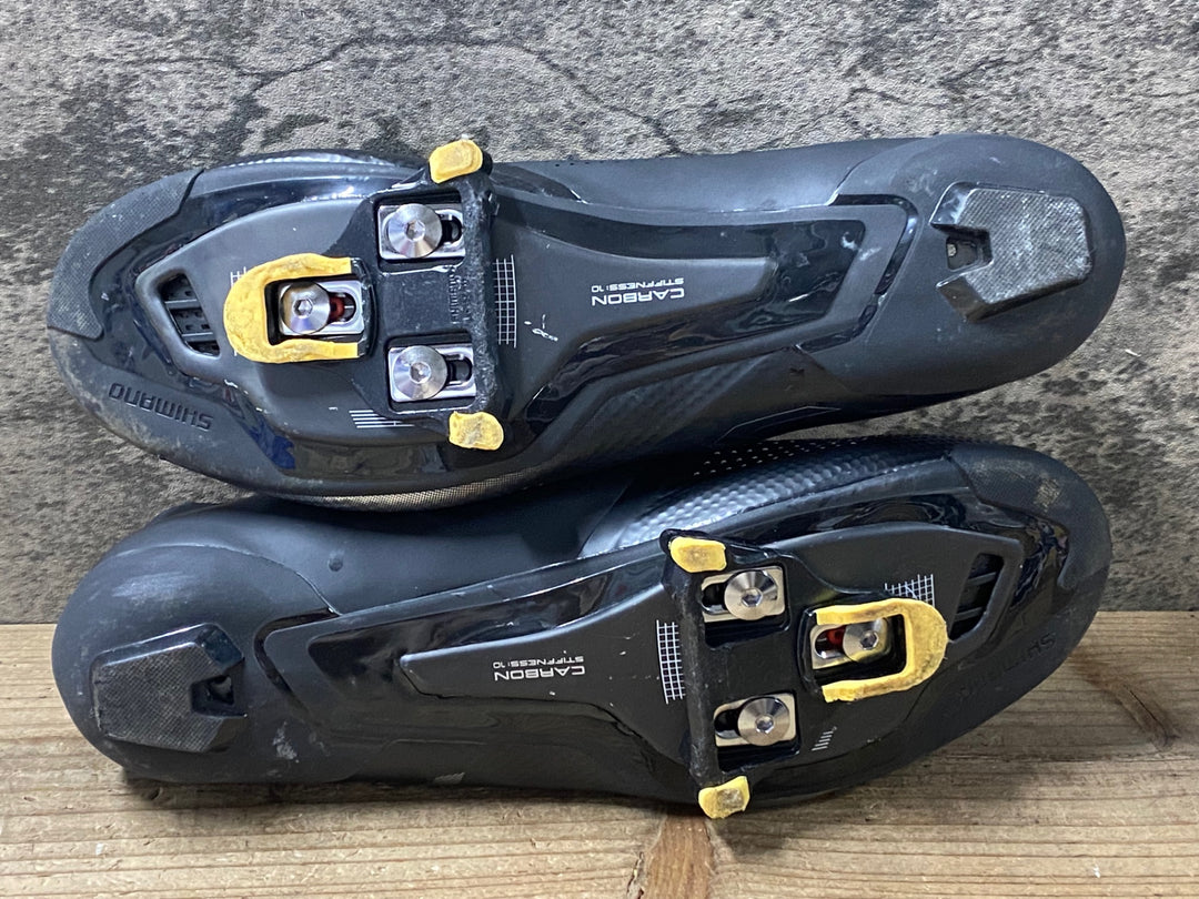 KE197 シマノ SHIMANO RC7 SHRC702 M ビンディングシューズ 黒 EU44 SPD-SL