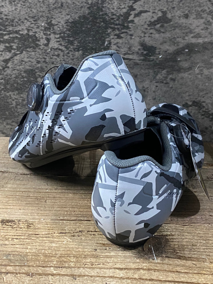 KG198 シマノ SHIMANO RP5 SH-RP501 ビンディングシューズ   3穴  GRAY CAMO EU40