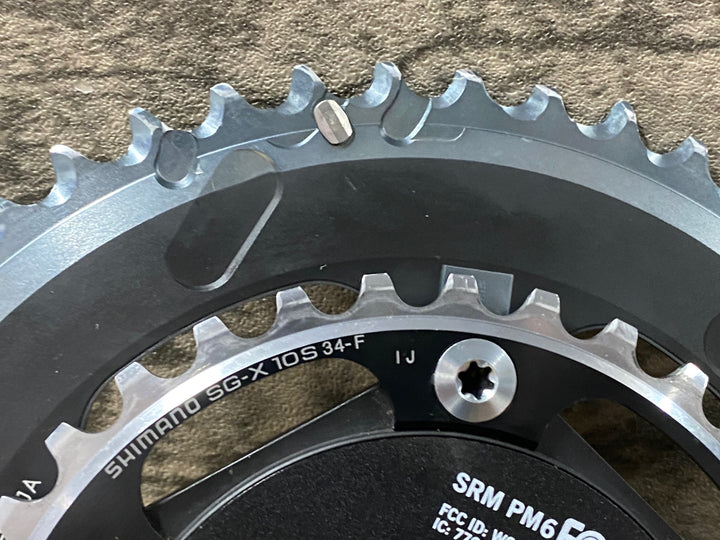 KA505 シマノ SHIMANO SRM デュラエース FC-7800 クランクセット パワーメーター 50/34T 172.5mm