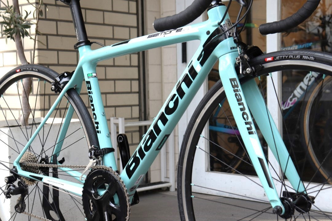 ビアンキ Bianchi センプレ プロ SEMPRE PRO 2018モデル 50サイズ シマノ 105 5800 MIX 11S カーボン ロードバイク 【横浜店】