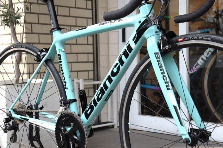 ビアンキ Bianchi センプレ プロ SEMPRE PRO 2018モデル 50サイズ シマノ 105 5800 MIX 11S カーボン ロードバイク 【横浜店】