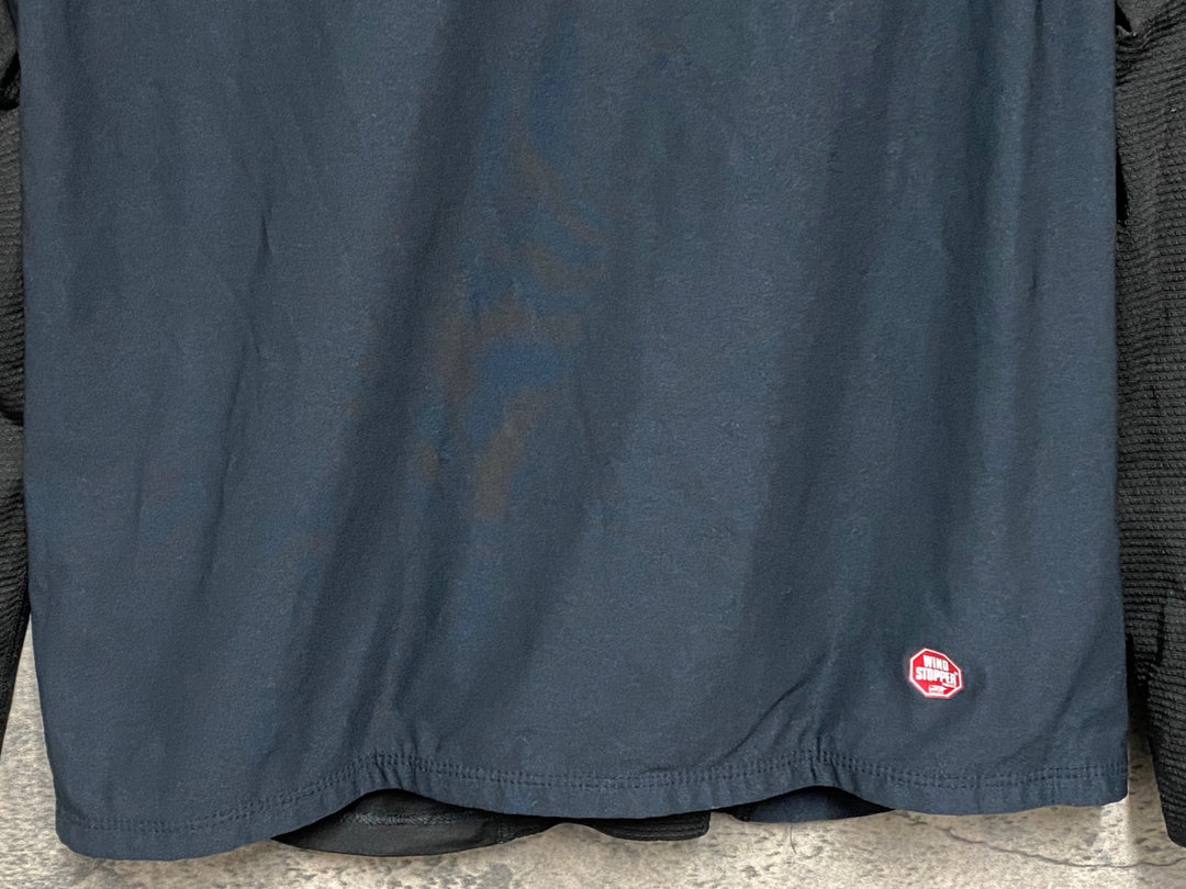 JV845 ゴア GORE BIKE WEAR 長袖 ベースレイヤー 黒 L 裏起毛 WINDSTOPPER