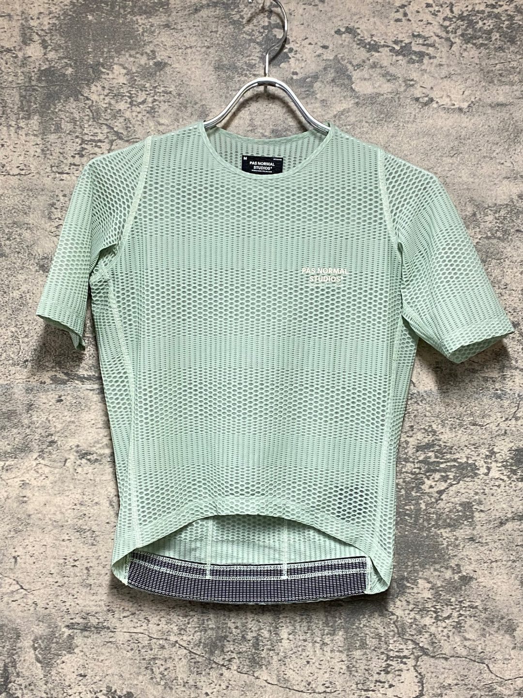 KJ281 パスノーマルスタジオ PAS NORMAL STUDIOS Men's Mechanism Pro Zipless Jersey 半袖 サイクルジャージ 緑 M