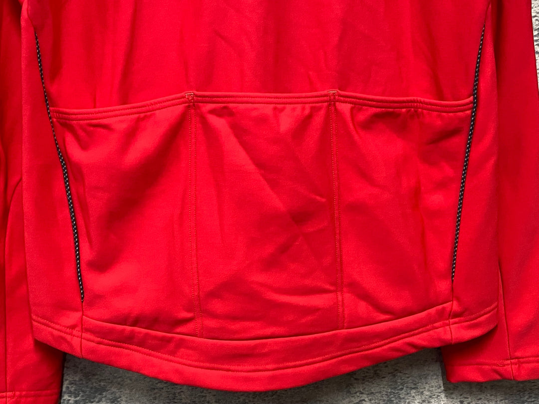 KG212 ゴア バイクウェア GORE BIKE WEAR 長袖 サイクルジャージ 裏起毛 M 赤