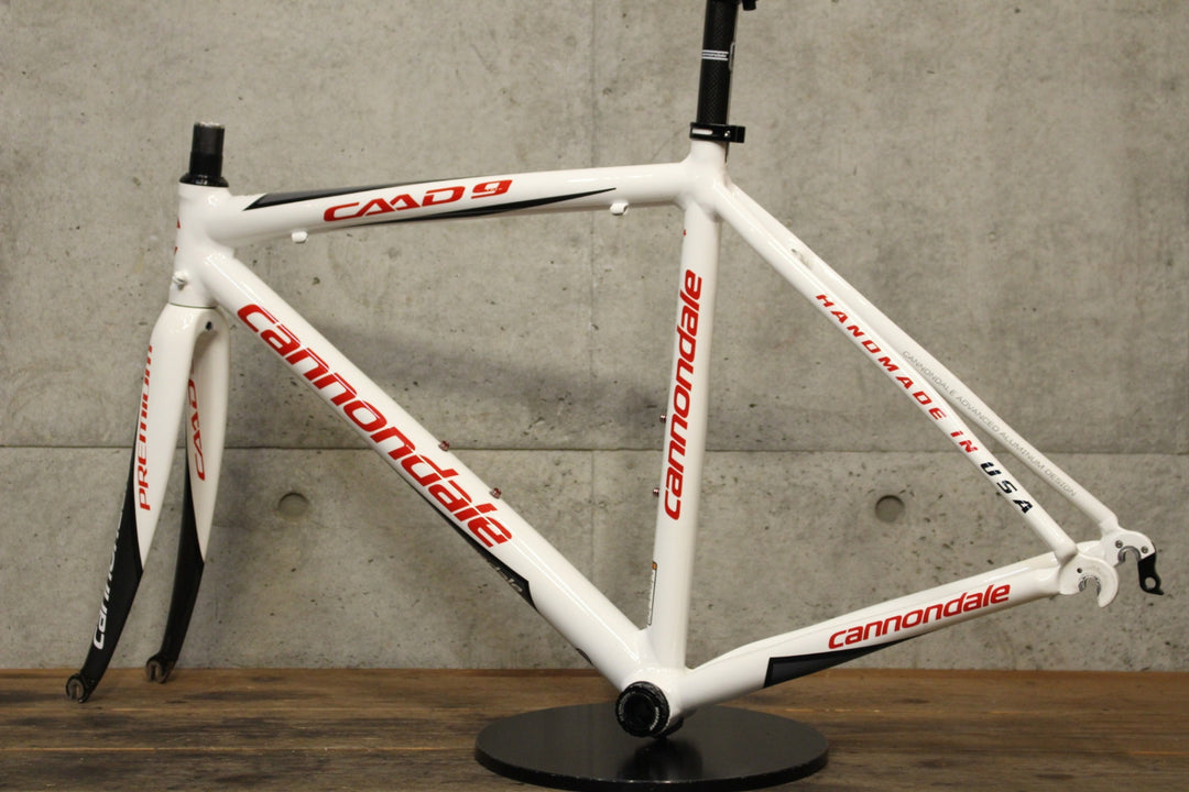 キャノンデール CANNONDALE キャド CAAD9 2010モデル 48サイズ アルミ ロードバイク フレームセット 【福岡店】