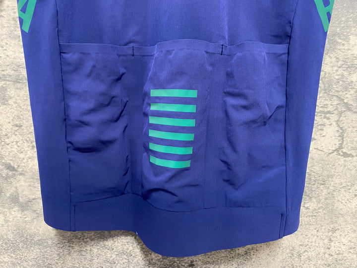 KR203 ラファ Rapha PRO TEAM CRIT JERSEY 半袖 サイクルジャージ 紺 XS