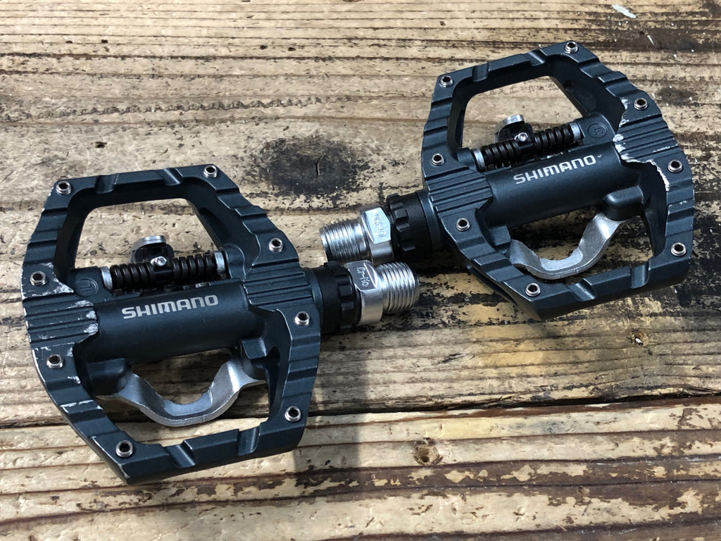 JU024 シマノ SHIMANO PD-EH500 ビンディングペダル 片面フラット SPD