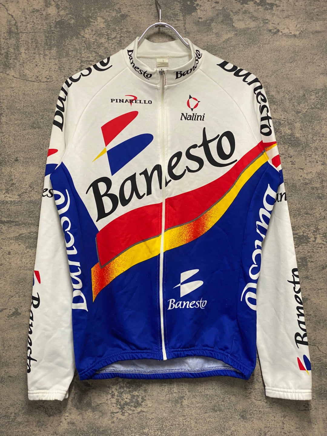 JJ283 ナリーニ Nalini Banesto 長袖サイクルジャージ 白 2