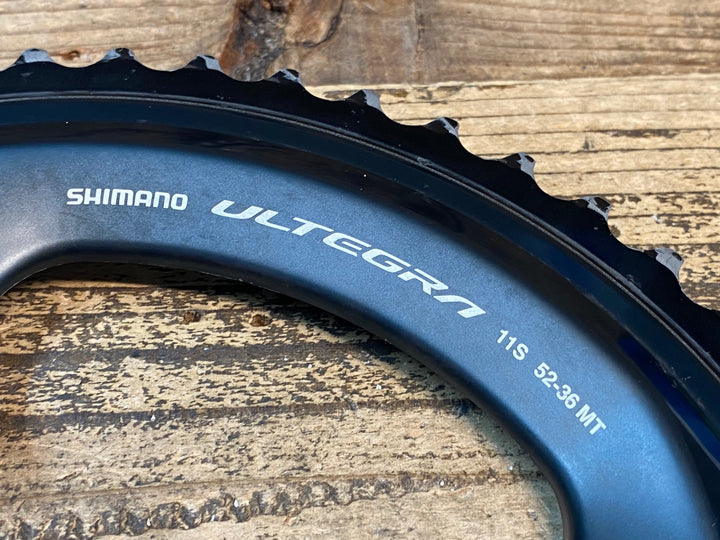 JB259 シマノ SHIMANO アルテグラ ULTEGRA FC-R8000 チェーンリング セット 52-36T ※磨耗のためジャンク