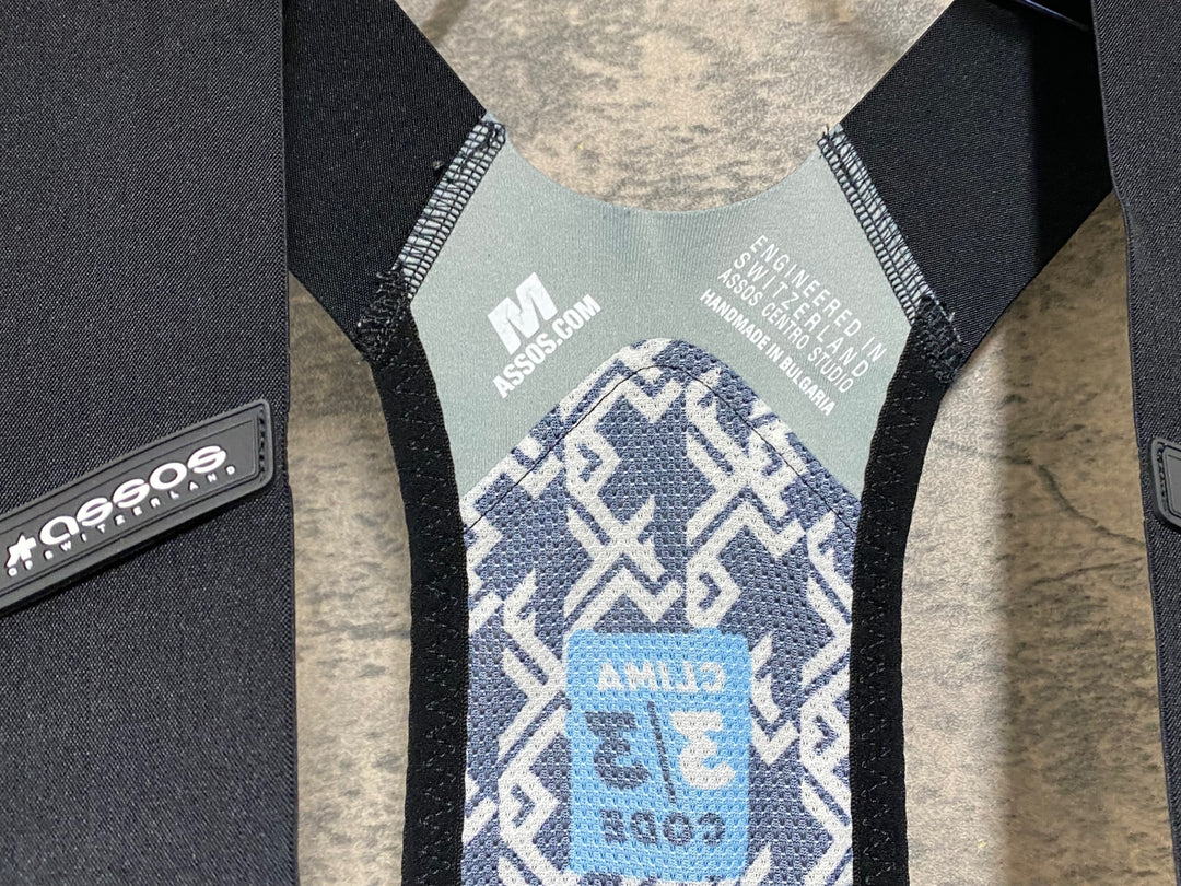 KG044 アソス assos ULTRAZ WINTER BIB TIGHTS ビブタイツ 黒 M 裏起毛 ※擦れ