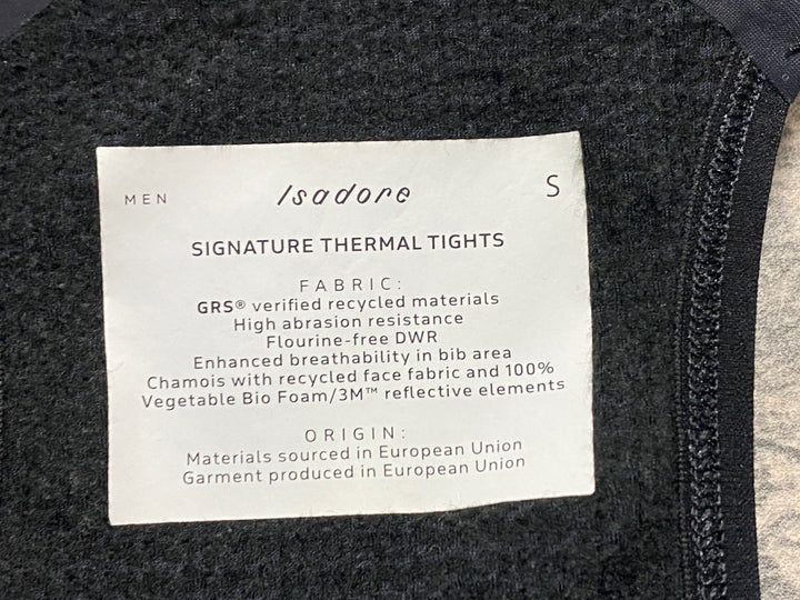 JW758 イザドア Isadore Signature Thermal Tights ビブタイツ 茶 S 裏起毛