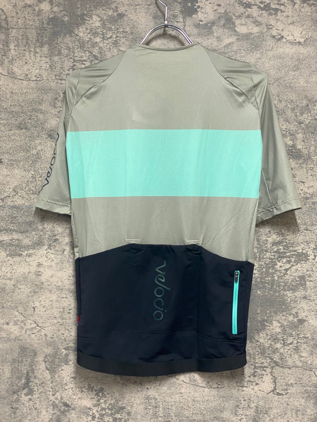 KS229 ヴェロシオ velocio Men's CONCEPT SE Jersey 半袖 サイクルジャージ 緑 S