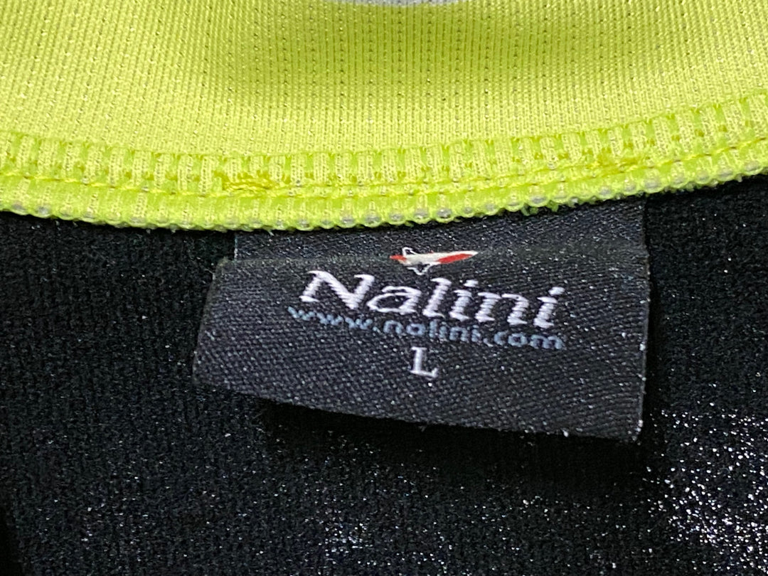 KD352 ナリーニ NALINI 着脱式 半袖/長袖 サイクルジャージ 黄 M