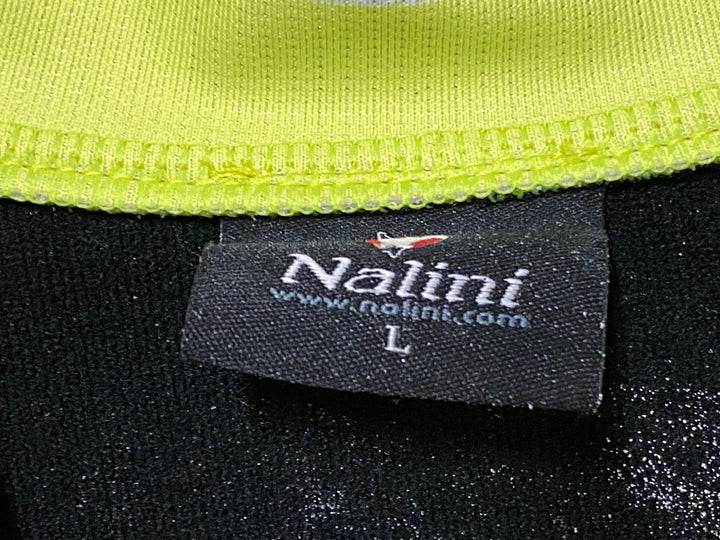 KD352 ナリーニ NALINI 着脱式 半袖/長袖 サイクルジャージ 黄 M
