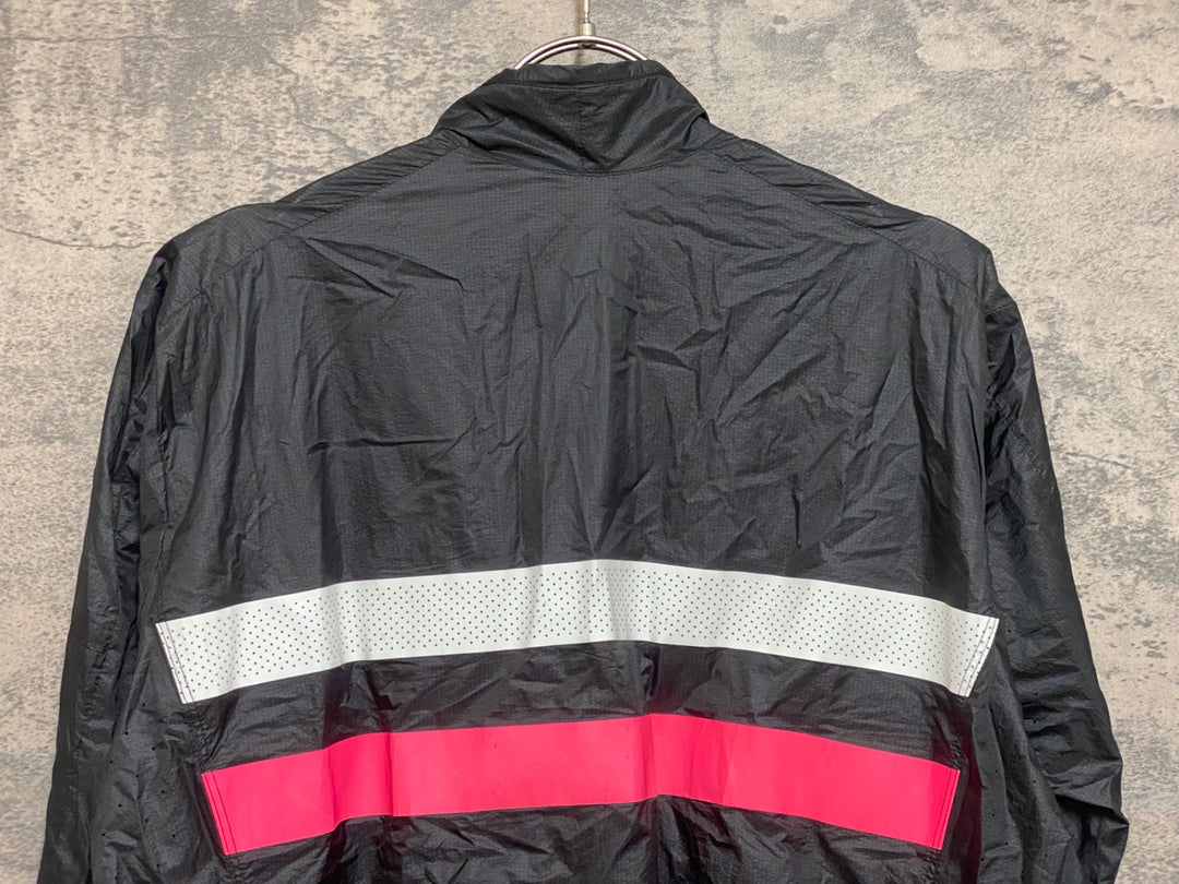 JP286 ラファ Rapha BREVET FLYWEIGHT WIND JACKET 長袖 サイクルジャケット 黒 サイズ不明