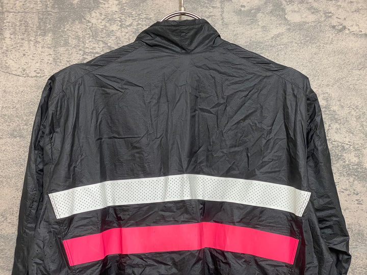 JP286 ラファ Rapha BREVET FLYWEIGHT WIND JACKET 長袖 サイクルジャケット 黒 サイズ不明