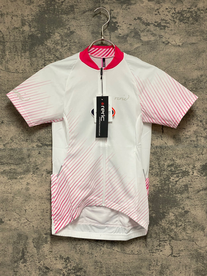 JW003 レリック reric Women's Himalia SS Jersey 半袖 サイクルジャージ S 白 レディース