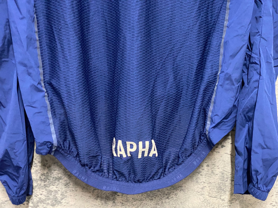 KF637 ラファ Rapha PRO TEAM LIGHT WEIGHT JERSEY サイクルジャージ 紺 S