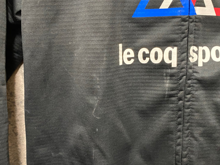 KP765 ルコックスポルティフ le coq sportif 長袖 サイクルジャケット 黒 M 裏起毛