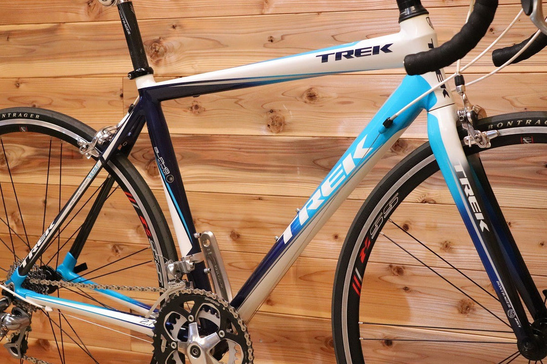 おまけ付き！ トレック TREK 2.1 2009モデル 52サイズ シマノ ティアグラ 4500 MIX 9S アルミ カーボンバック ロードバイク 【広島店】