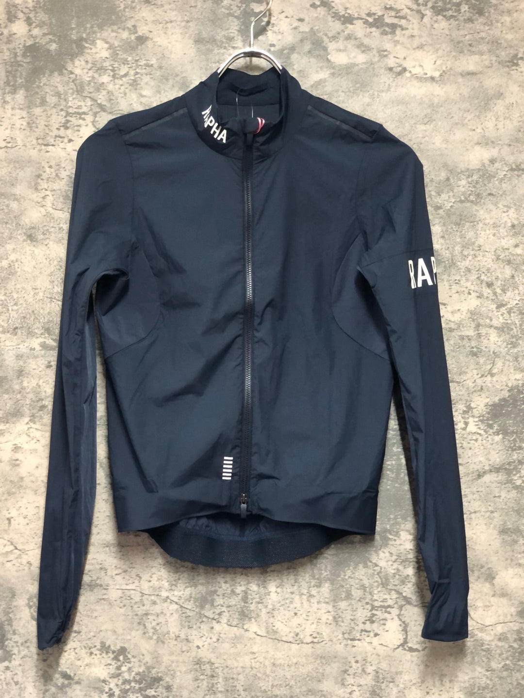 KM121 ラファ Rapha WOMEN'S PRO TEAM LIGHTWEIGHT WIND JACKET 長袖 ウィンドブレーカー 紺 XS