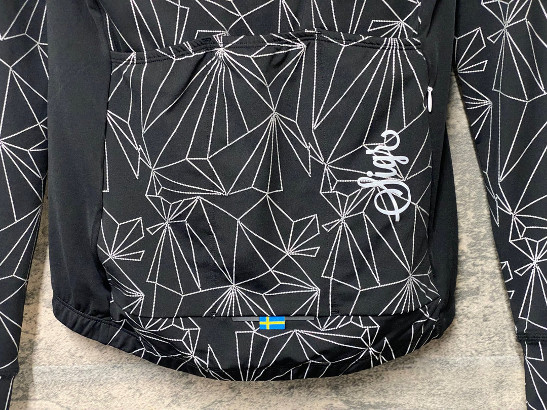 KO409 シーガー Sigr 長袖 サイクルジャージ 黒 XXS レディース