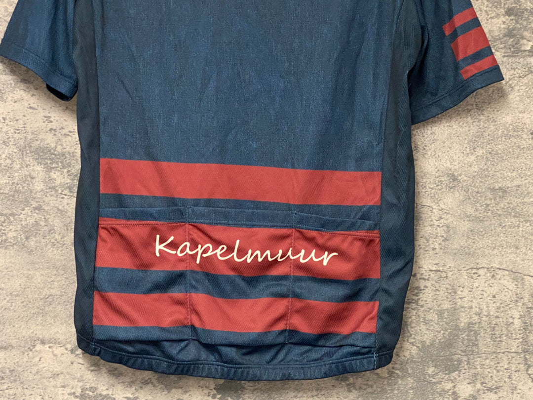 KJ112 カペルミュール KAPELMUUR 半袖 サイクルジャージ ネイビー L