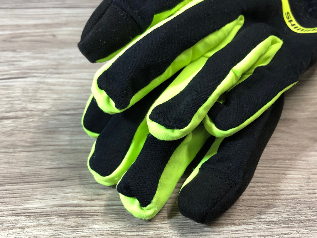 JO171 シマノ SHIMANO ゴアテックス GORE-TEX 長指 グローブ 裏起毛 黒 L