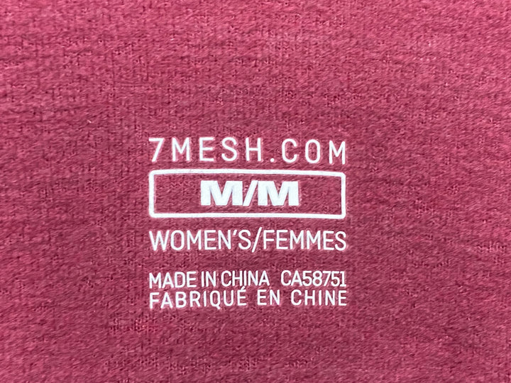 JH957 セブンメッシュ 7MESH レディース 裏起毛 長袖 サイクルジャージ 赤 M