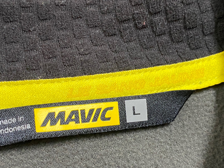 JO848 マヴィック MAVIC 長袖 サイクルジャケット 黒 L 裏起毛