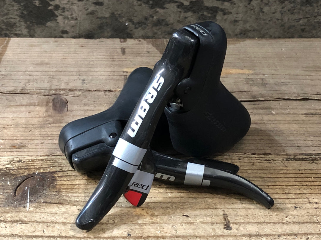 JY086 スラム SRAM レッド RED ダブルタップレバー セット 2x10S 