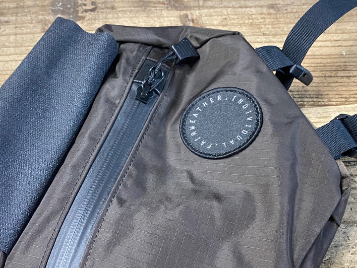 KF305 フェアウェザー FAIRWEATHER frame bag half フレームバッグ ブラウン
