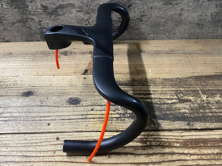 KI491 フォルツァ FORZA CIRRUS PRO ステム一体型 カーボン ドロップハンドル ブラケット/エンド部C-C400/420mm ステム長100mm