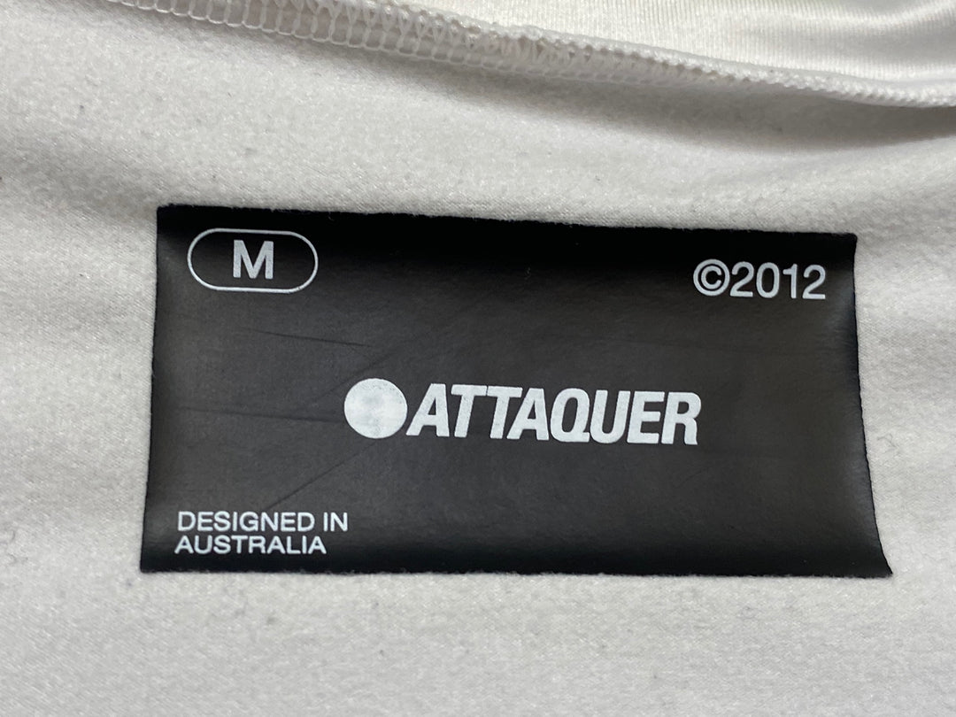 JY352 アタッカー ATTAQUER オールデイ ALL DAY 長袖 サイクルジャージ 白 M