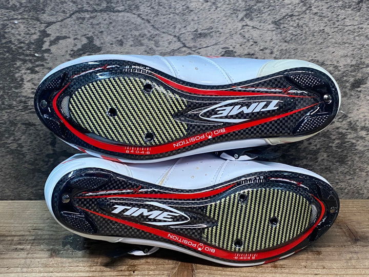JR513 タイム TIME ULTEAM RS CARBON ビンディングシューズ 白 EU36