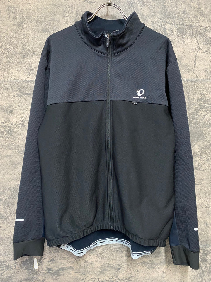 KL021 パールイズミ PEARL iZUMi 長袖 サイクルジャケット 黒 BXL 裏起毛
