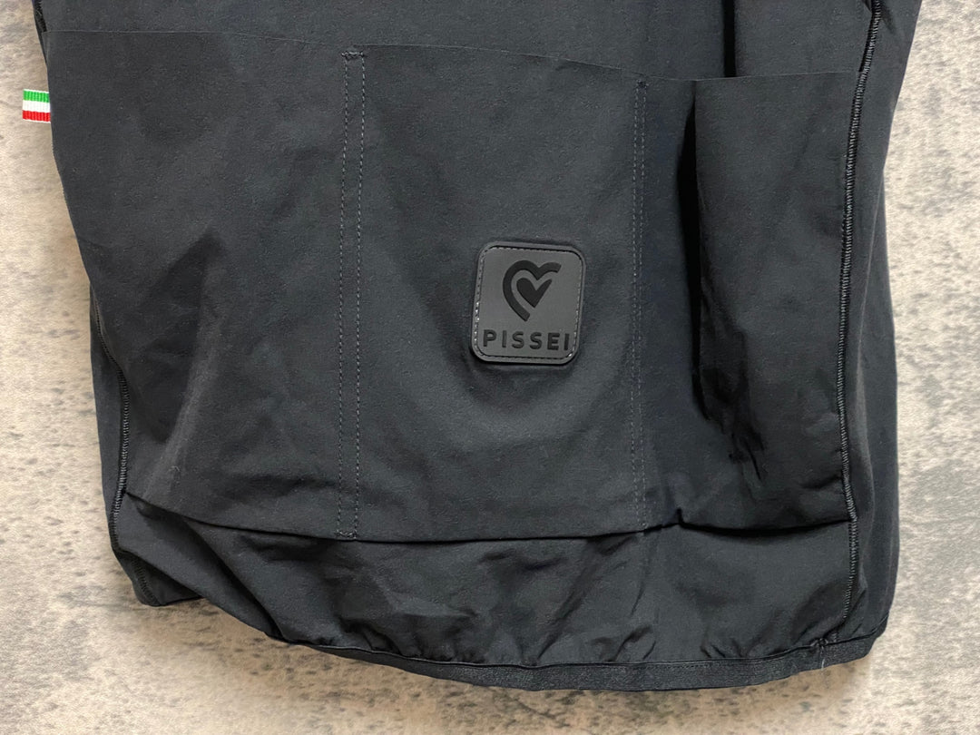 JS096 ピセイ PISSEI 半袖 サイクルジャージ 黒 グレー M/L 未使用
