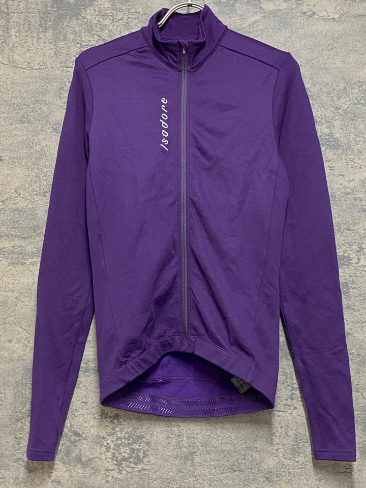 JQ126 イザドア Isadore シグネイチャージャージ Signature Thermal Long Sleeve Jersey 長袖 サイクルジャージ 紫 S