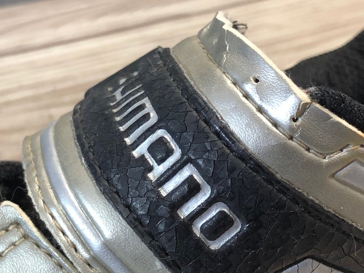 JR970 シマノ SHIMANO RT80 SH-RT80 ビンディングシューズ 2穴 シルバー EU43